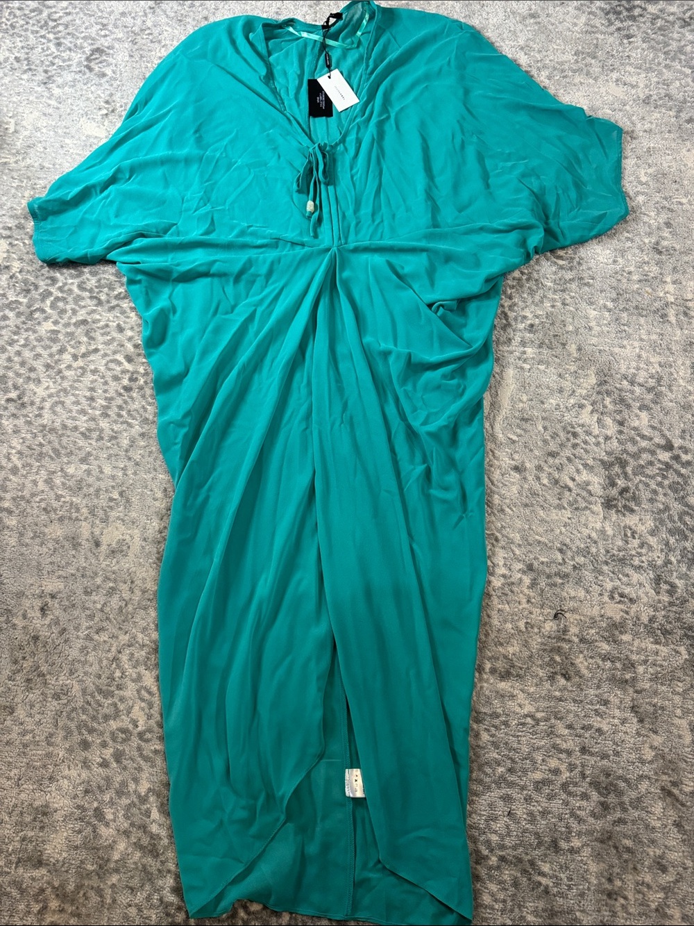 Jluxlabel Teal Longer Days Cover Up Dress